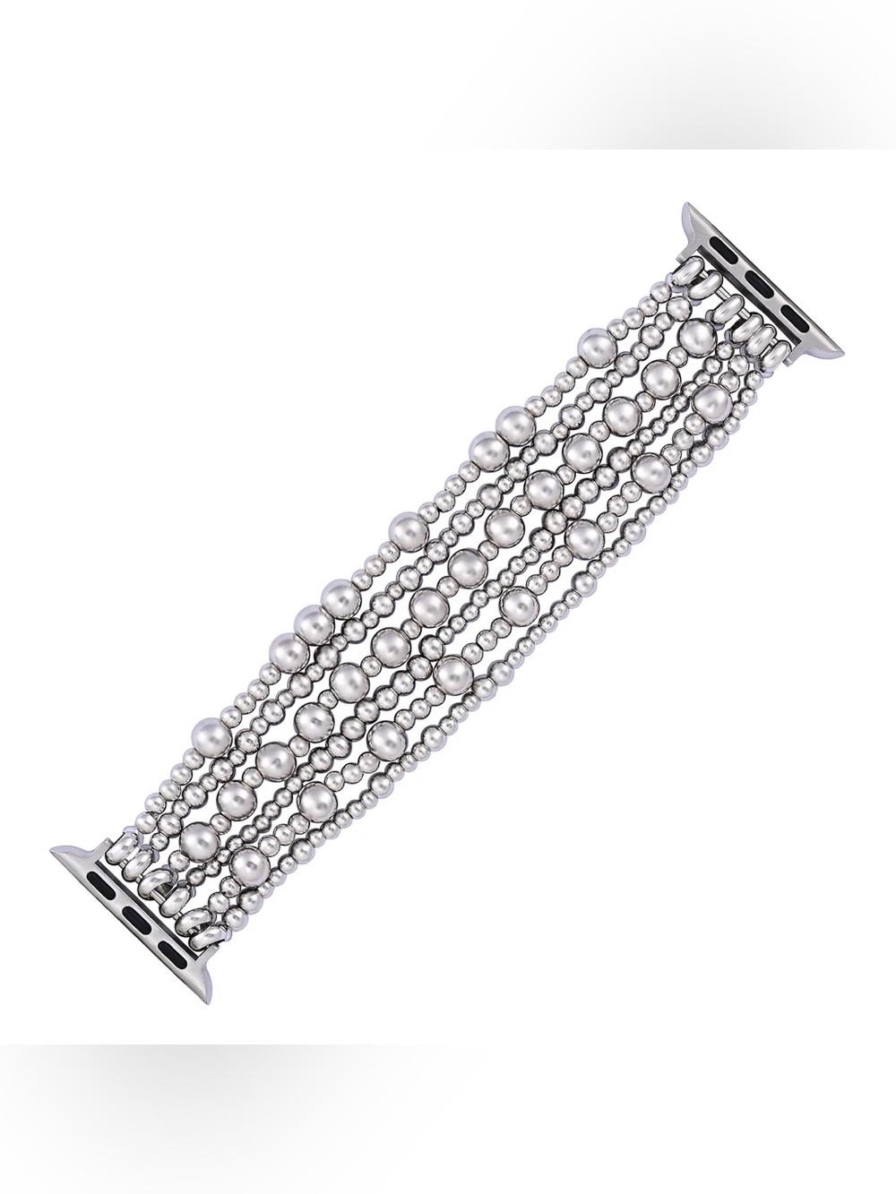 Cape Diablo Platinum Demure Stretch Apple Watch Strap NWOT - Picture 4 of 8